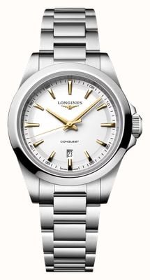 LONGINES Conquest Quartz (30mm) Mint-Blue Sandblasted Dial / Stainless Steel Bracelet L33504126