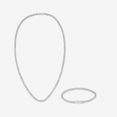 BOSS Jewellery Boss Necklace And Bracelet Gift Set 1570197