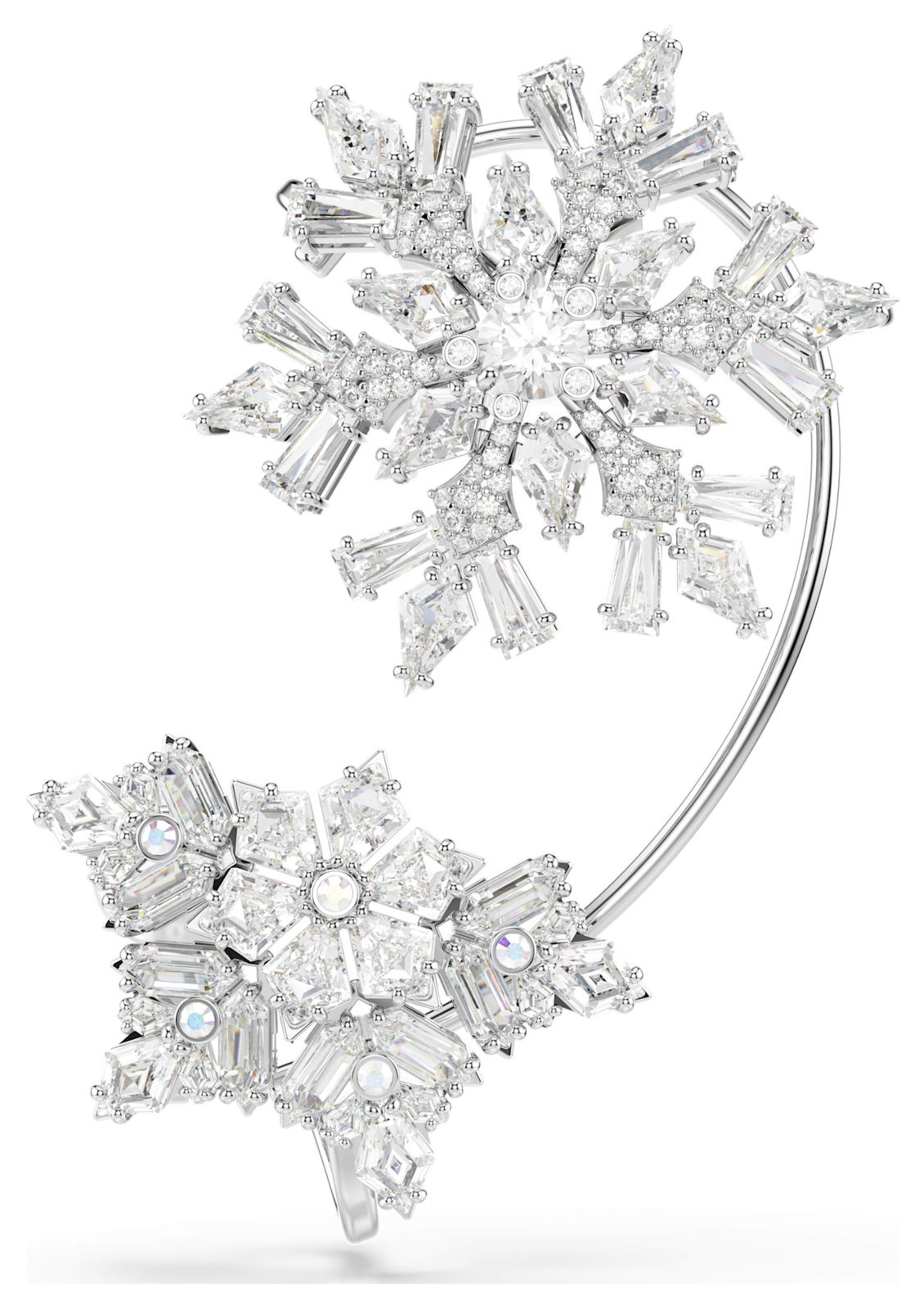 Swarovski 5699970 Idyllia Ear Cuff Snowflake White Crystals Jewellery