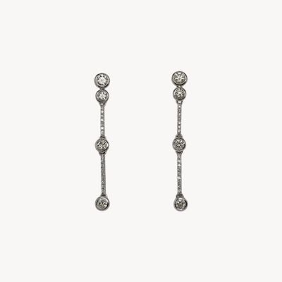 Clarity Jewellery Plt Dia Drop Earrings 0.33 carat J83846
