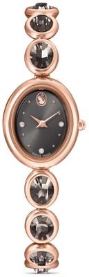 Swarovski Imber Oval (25mm) Greige Sunray Dial / Rose-Gold PVD Stainless Steel Bracelet 5754814