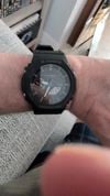 Customer picture of Casio Men's Bluetooth G-Shock Black Solar Power Watch With Resin Strap GA-B2100-1AER
