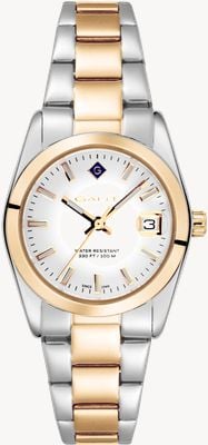 GANT Women's EVERETT MINI (28mm) White Dial / Two-Tone Stainless Steel Bracelet G186002