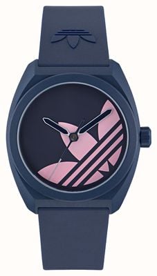 Adidas PROJECT THREE (42mm) Blue Dial / Blue Bio-Resin Strap AOST25545