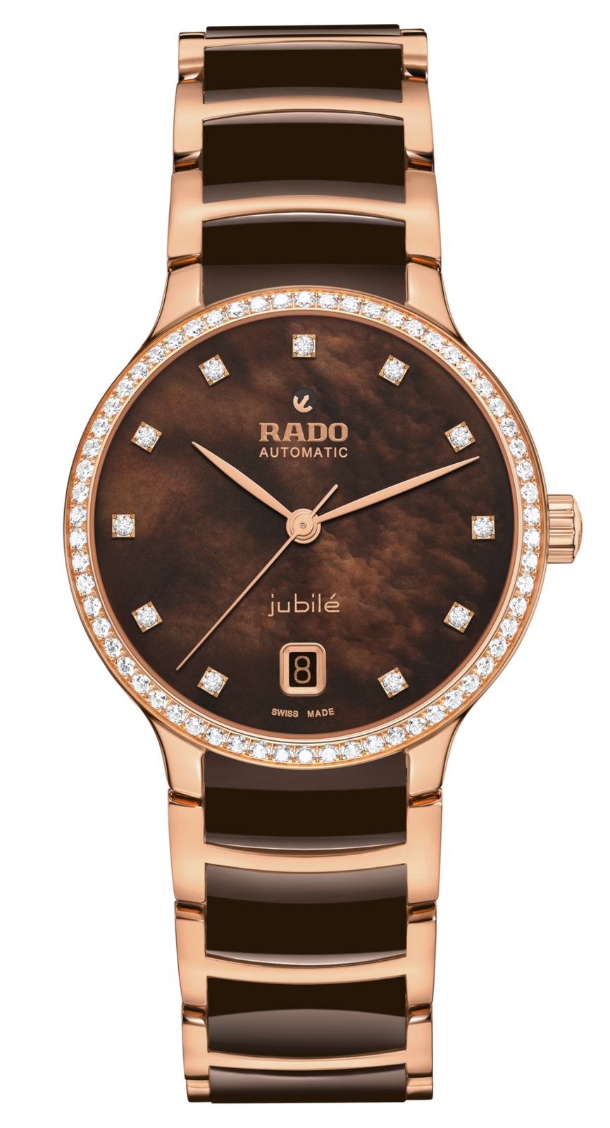 RADO R30230922 Centrix Automatic Diamonds (35mm) Brown Watch