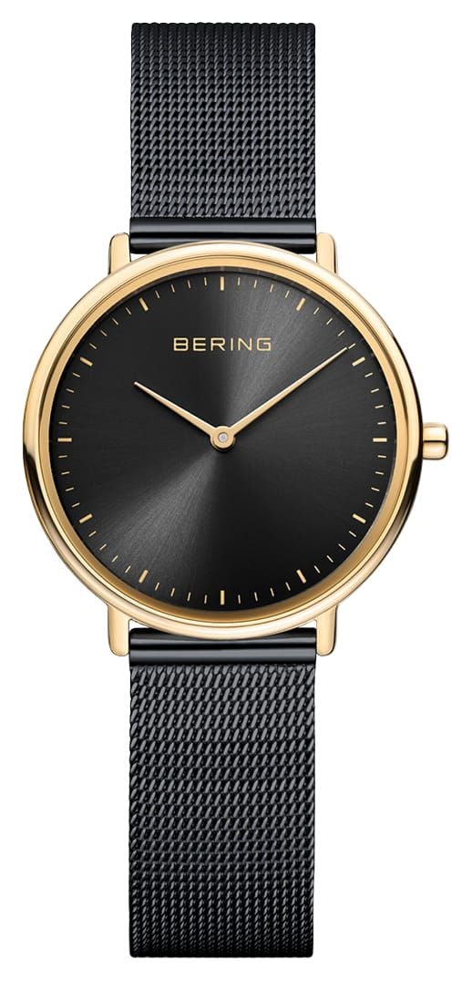 Bering 15729-132 Classic Quartz (29mm) Black Sunray Dial / Watch