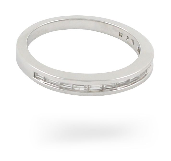 Pre-owned JM4184 18k W/gold 12 Eternity Ring Jewellery
