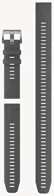 Garmin QuickFit® 22 Watch Strap Only - Slate Grey Silicone (3-piece Dive Set) 010-13113-00