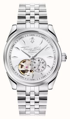 Thomas Sabo Open-Heart Automatic (36mm) Silver Dial / Stainless Steel Bracelet WA0416-201-201-36