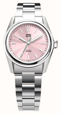 HTD Tennis Chic Champagne Pink Automatic (37mm) Pink Dial / Stainless Steel Bracelet T23S01_CCP