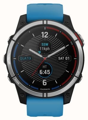 Garmin Quatix 7 Marine GPS Smartwatch Blue Silicone Strap 010-02540-61