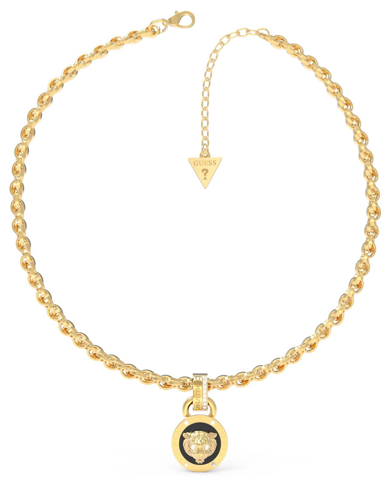 Guess UBN01354JWYGBKT/U Gold Plated 16-18″ Black Coin Jewellery