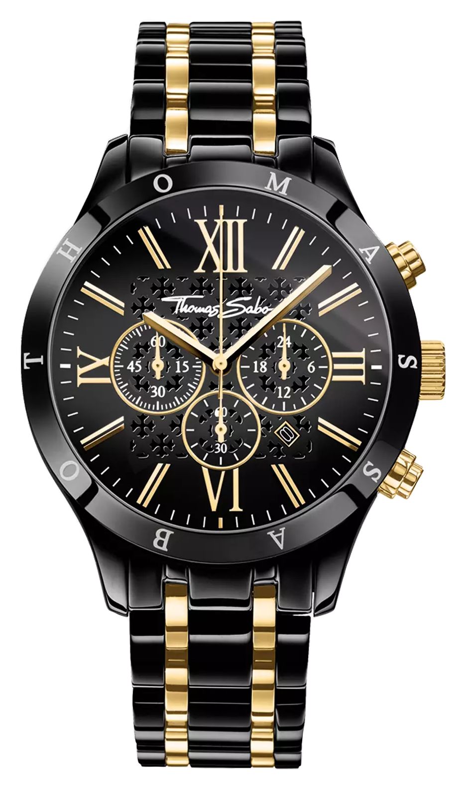 Thomas Sabo WA0264-278-203-43 Rebel Urban Quartz Chronograph Watch
