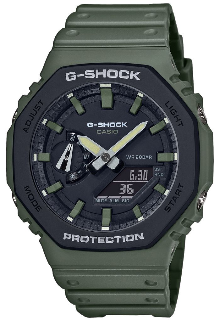 G-Shock Ga-2100 Carbon Men's Watch In Resin / Carbon - CA.GA-2110SU-3AER-image