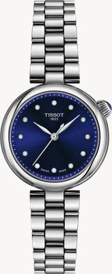 Tissot Desir Quartz (28mm) Blue Sunray Dial / Stainless Steel Bracelet Watch T1520101104600