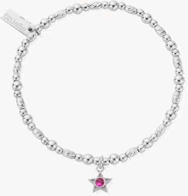 ChloBo July Birthstone Bracelet - 925 Sterling Silver SBBCB3492