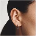 Thomas Sabo Sterling Silver Classic Brilliant Cut Zirconia Hoop Earrings CR781-051-14 - alternate view 3