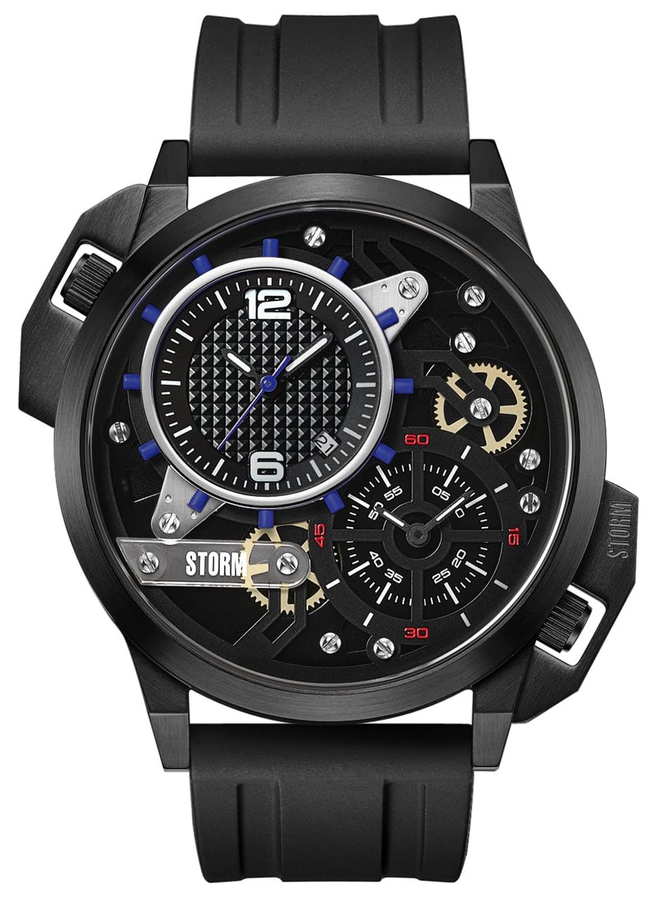 STORM 47540/SL/B Men's Dualaton Rubber Slate Blue (47mm) Watch