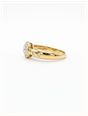 James Moore & Co Pre-Owned 18ct Yellow Gold 0.50ct Diamond Cluster Ring With Diamond J51392 - alternate view 2