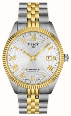 Tissot Ballade Automatic Chronometer (39mm) Silver Dial / Two-Tone Stainless Steel Bracelet T1564082203300