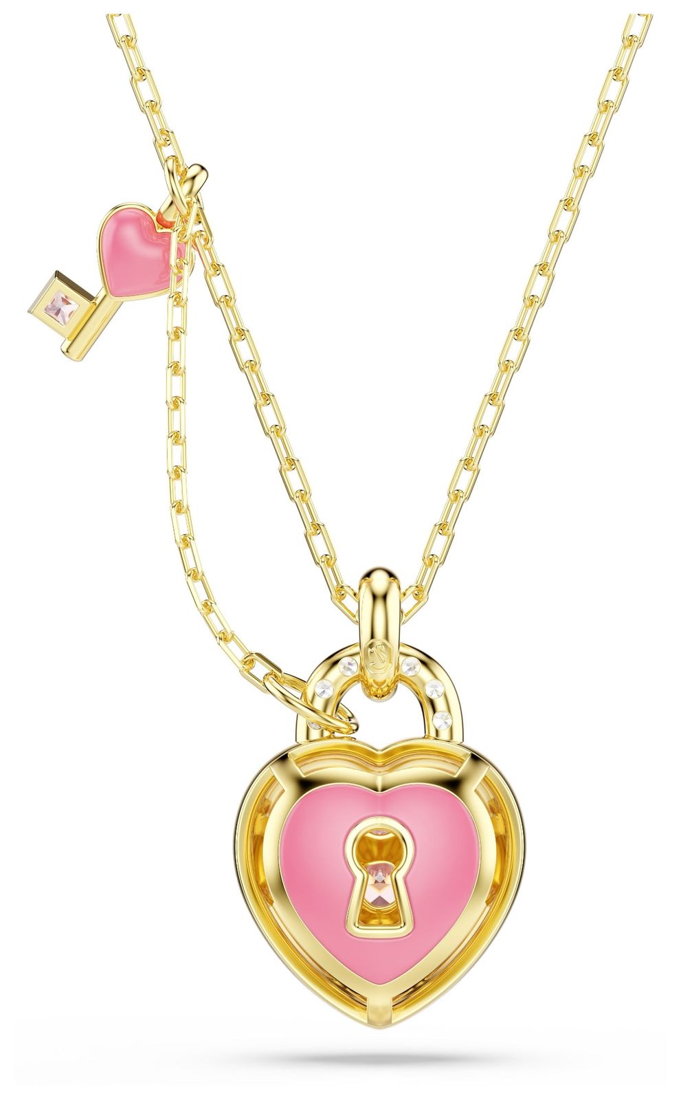 Swarovski 5737288 Idyllia pendant, Mixed cuts, Heart, Key, Jewellery