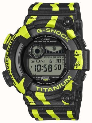 Casio Master-of-G Frogman Limited Edition (50.3mm) Digital Display / Black & Green Resin Band GW-8200TPF-1ER