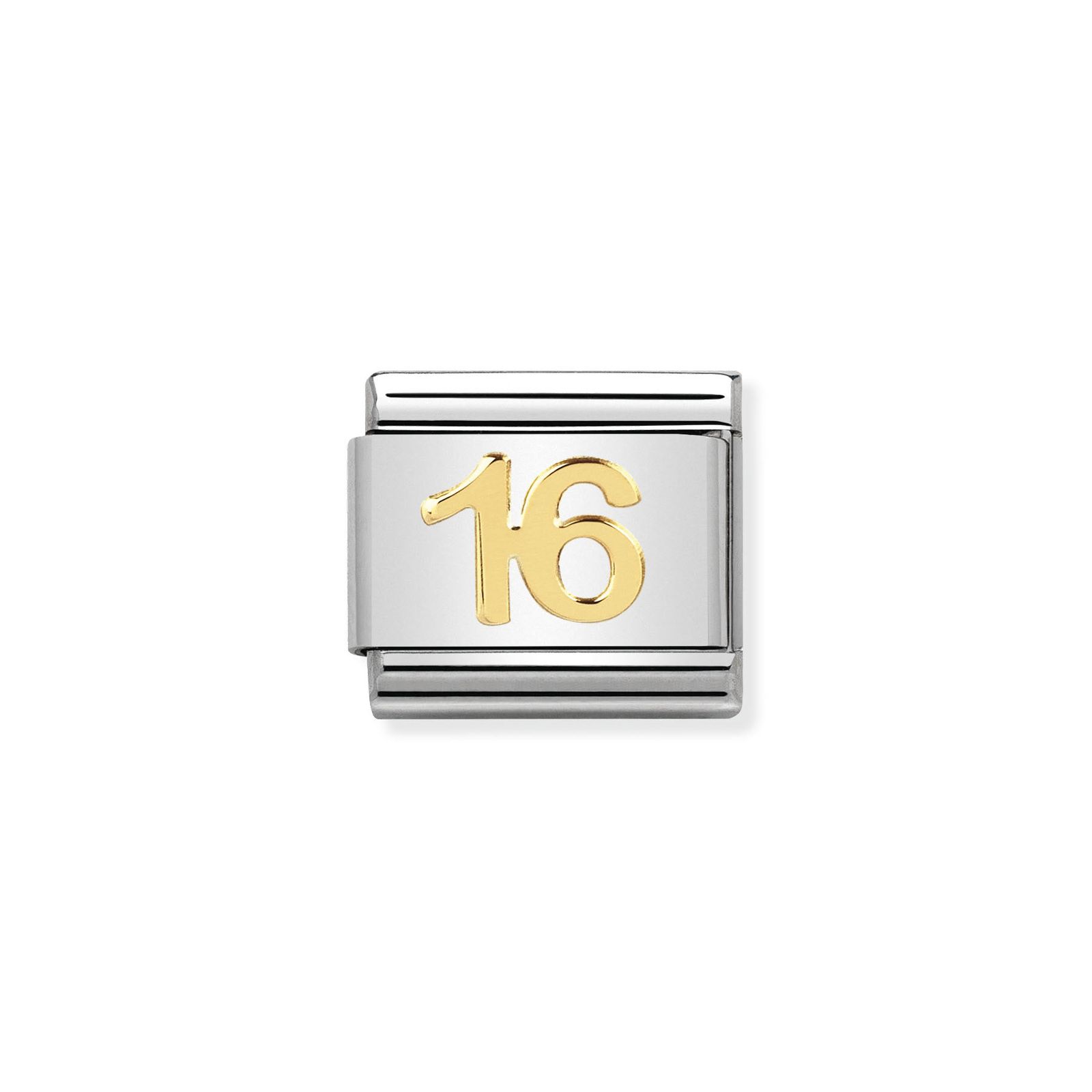 Nomination 030109/35 Classic 16 18ct Gold & Steel Charm Jewellery