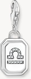 Thomas Sabo Silver Charm Pendant Zodiac Sign Libra With Zirconia 2141-643-21