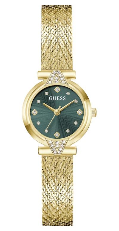 Guess GW1086L2 Ladies Louisa Gold-Tone Mesh Bracelet Watch