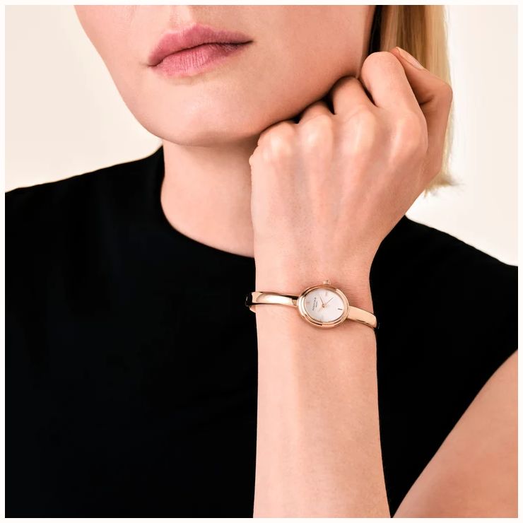 Rosefield Studio Rose Gold Coloured Size S Bangle Oval STWRSR-ST08 - alternate view 2