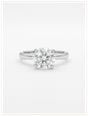 Platinum 1.00ct Rbc Diamond E Si2 Xxx N 4 Claw Plat Mount J11854