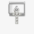 Nomination Classic Letter T Cubic Zirconia Charm 331818/20
