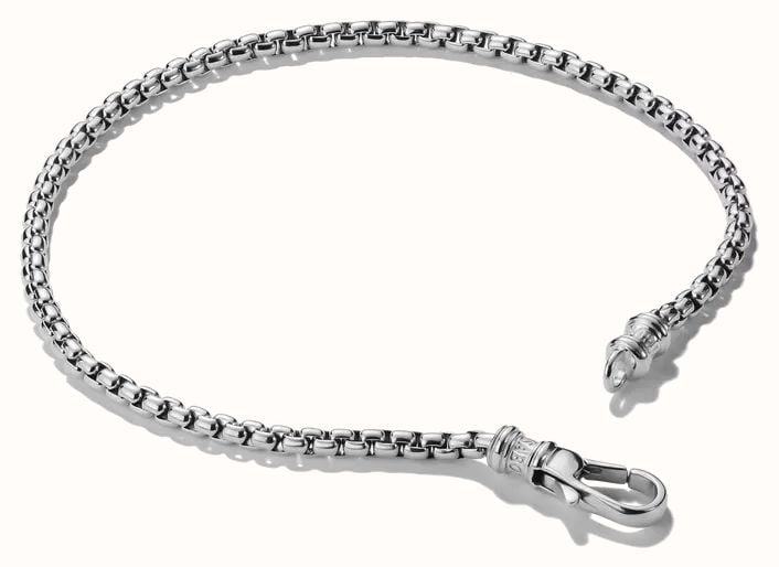 Thomas Sabo Thomas Sabo Rebel Steel Stainless Steel 2.70 mm Box Chain Bracelet (18 cm) A2249-S01-53-L18 - alternate view 2