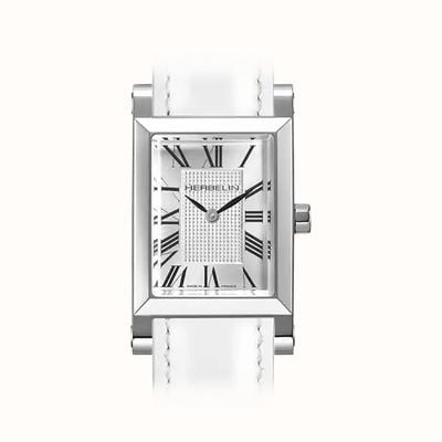 Herbelin Antarès Watch Case - Silver Guilloché Dial / Stainless Steel - Case Only H17344AP01