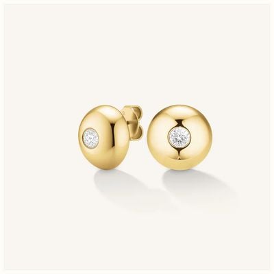 Rosefield Jewellery Ladies Bold Solitary Gold Studs JEBSG-J1198