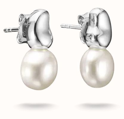 Thomas Sabo Bold Elegance Sterling Silver Pearl Earstuds H2320-082-14