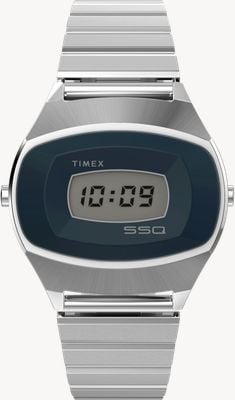 Timex Q Timex 1975 SSQ Digital Reissue (38mm) Digital Dial / Stainless Steel Bracelet TW2Y06100