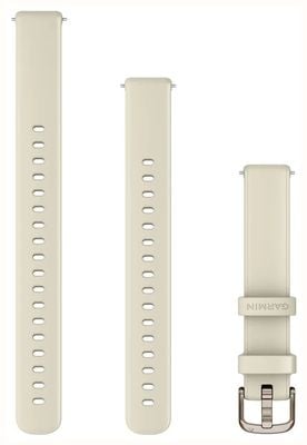 Garmin Lily® 2 Bands (14mm) Coconut Silicone, Cream Gold Hardware 010-13302-00