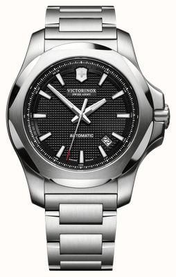 Victorinox I.N.O.X. Automatic (43mm) Black Dial / Stainless Steel Bracelet 241837