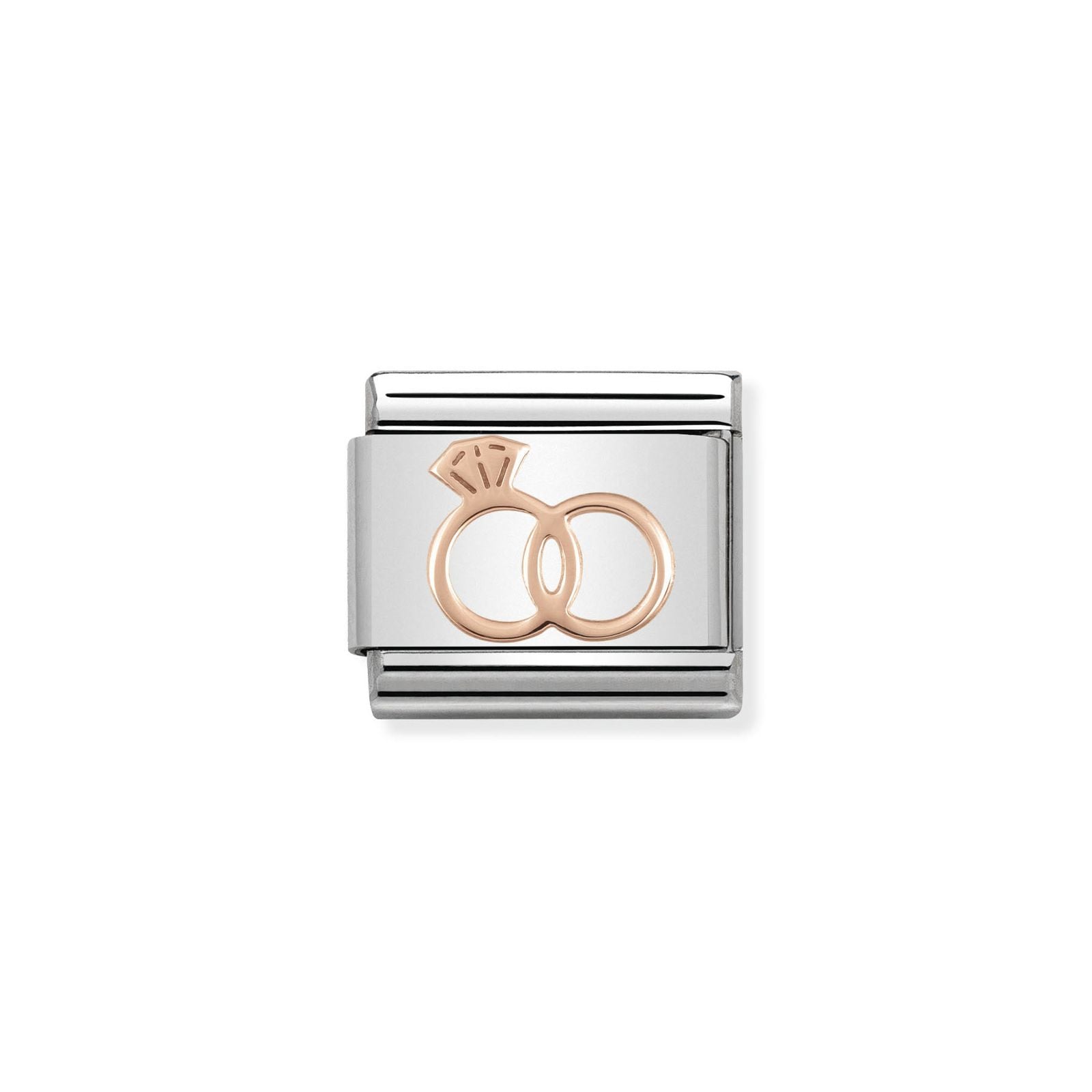 Nomination 430104/13 Classic Wedding Rings 9ct Rose Gold & Jewellery