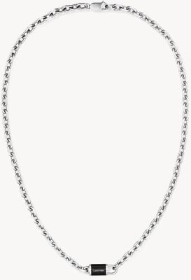 Calvin Klein Interlock Stainless Steel Mens Necklace 35100117