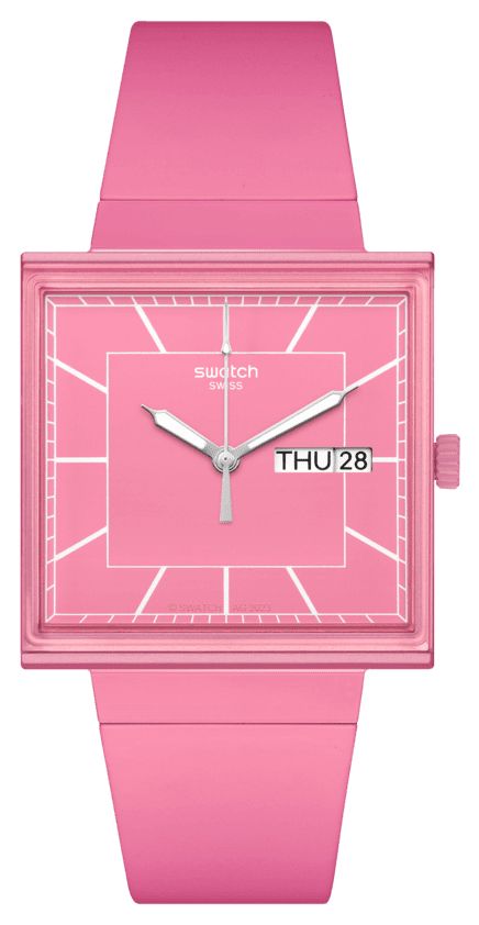 Swatch SO34P700 WHAT IF...ROSE? (41.8mm) Pink Dial / Pink Watch