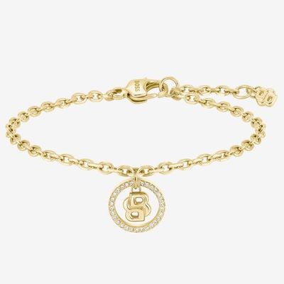 BOSS Jewellery Double B Divine Gold Tone Bracelet 1580807