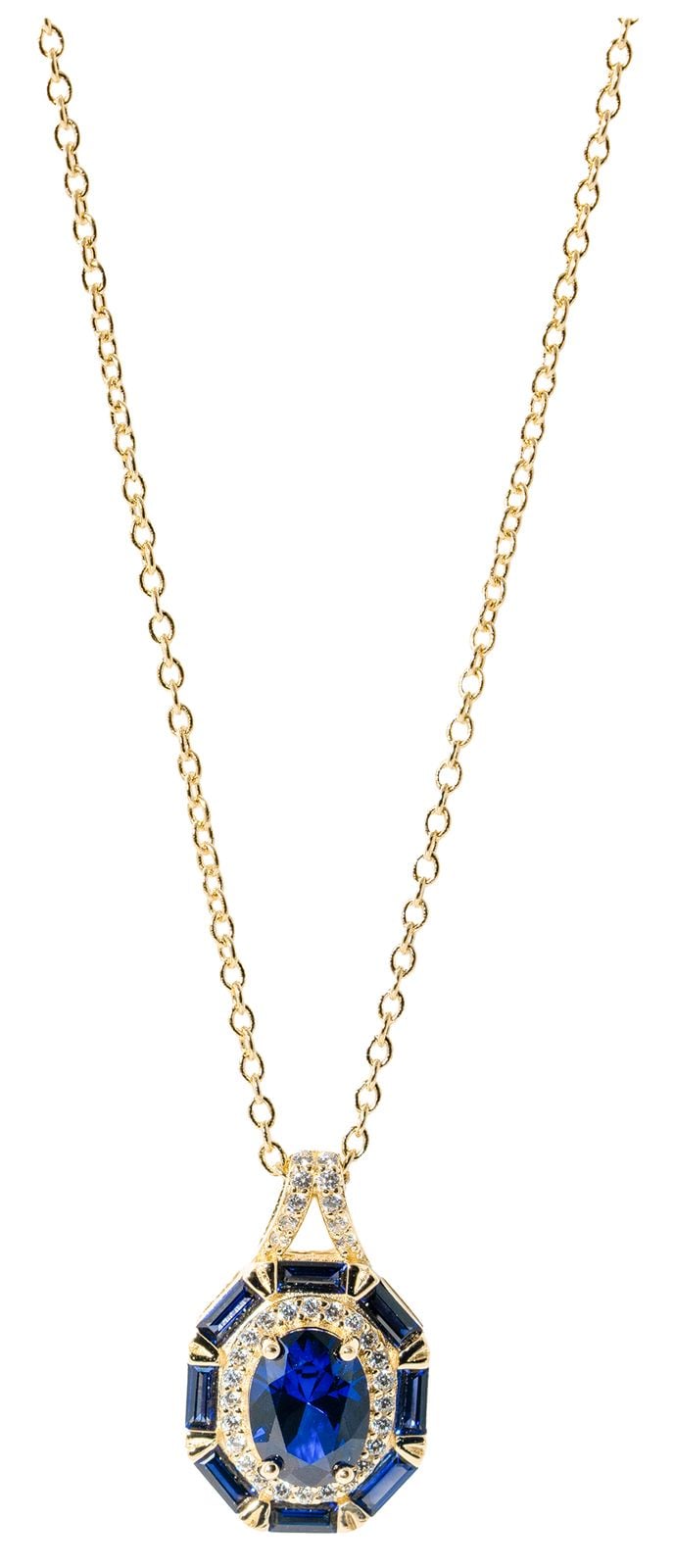 Burren Jewellery P1589 Art Deco Style With Cubic Zirconia