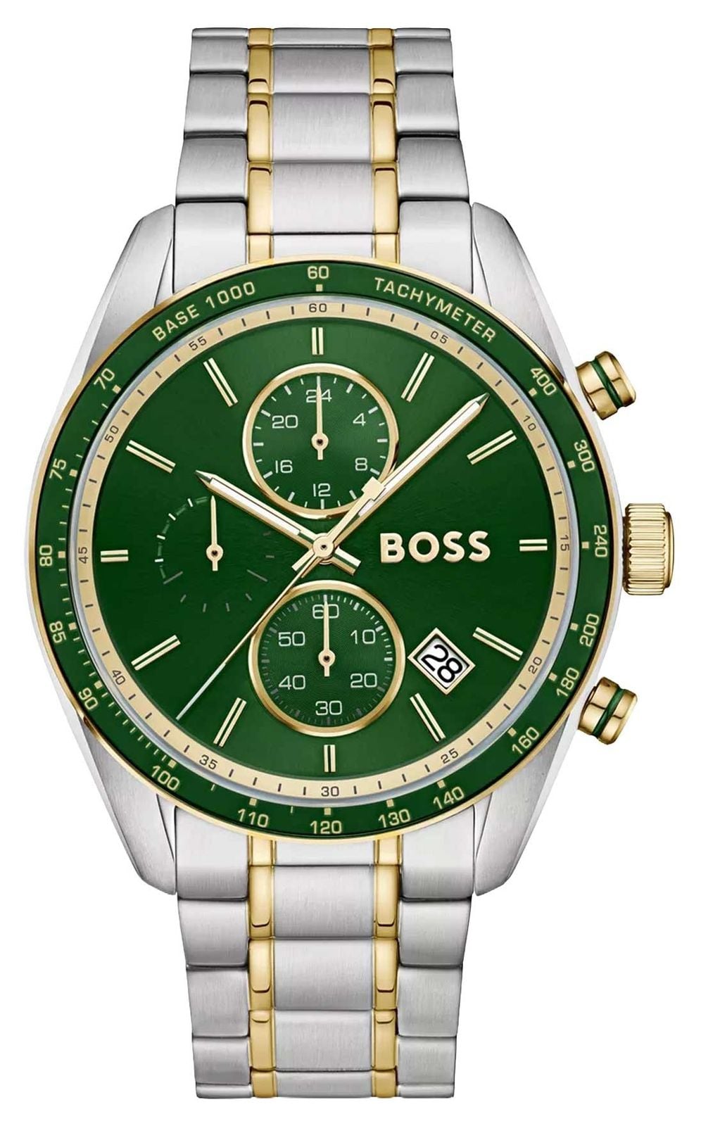 BOSS 1514345 Grand Prix Quartz Chronograph (44.5mm) Green Watch