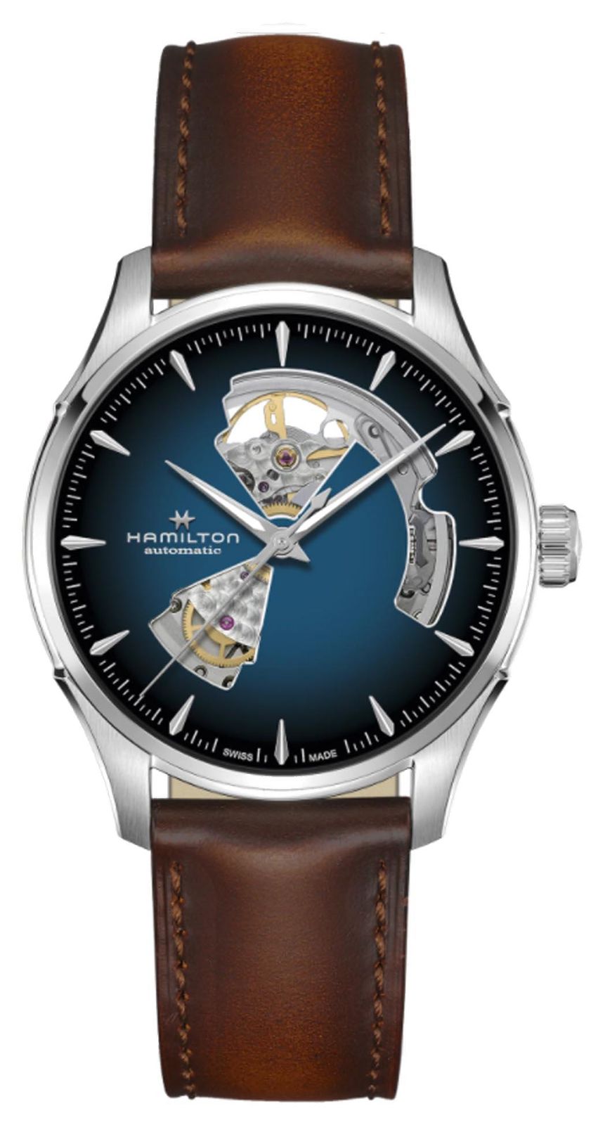 Hamilton H32675540 Jazzmaster Open Heart Automatic *Superman Watch