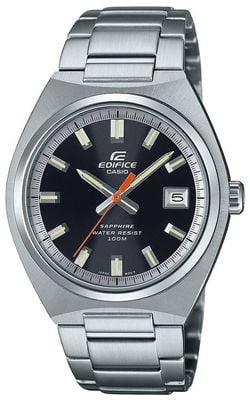 Casio EDIFICE Sports Classic (38.5mm) Black Dial / Stainless Steel Bracelet EFB-109D-1AVEF