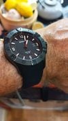 Customer picture of Wenger Seaforce 43mm | Black Rubber Strap | Black Dial | 01.0641.134