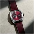 Bremont Terra Nova Jumping Hour Automatic (40.5mm) Burgundy Sunray Lacquered Dial / Burgundy Leather Strap TN40-JH-SS-BG-L-S - alternate view 8
