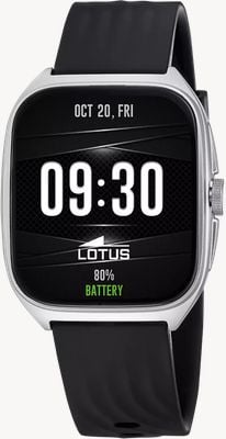 Lotus SmarTime Ondas 2 2nd Gen Smartwatch (41mm) Digital Display / Black Rubber Strap 50210/1